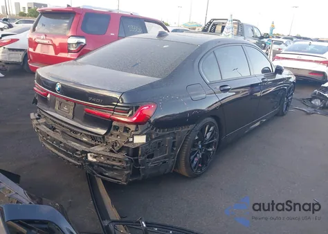 2021 BMW 740I из США, поврежденный, VIN WBA7T2C07MCF72720